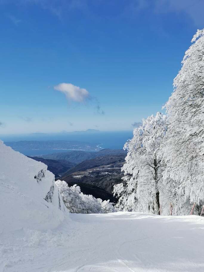gambarie pista martino vista stretto di messina