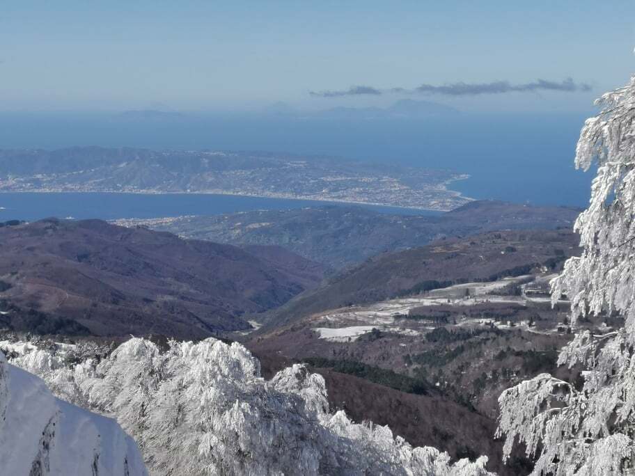 gambarie pista martino vista stretto di messina