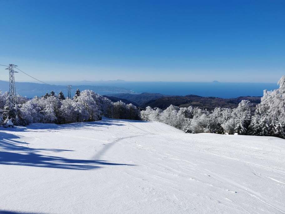 gambarie pista martino vista stretto di messina