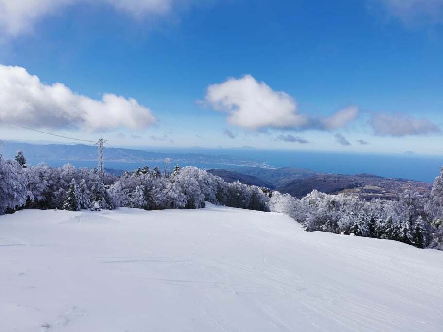 gambarie pista martino vista stretto di messina