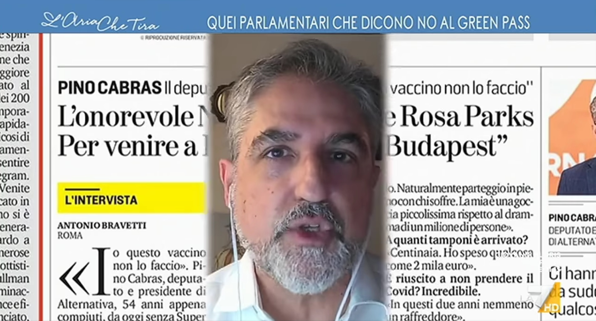 pino cabras no green pass