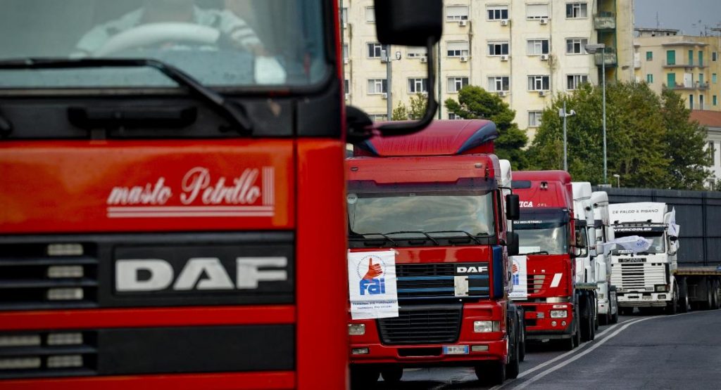 protesta camionisti