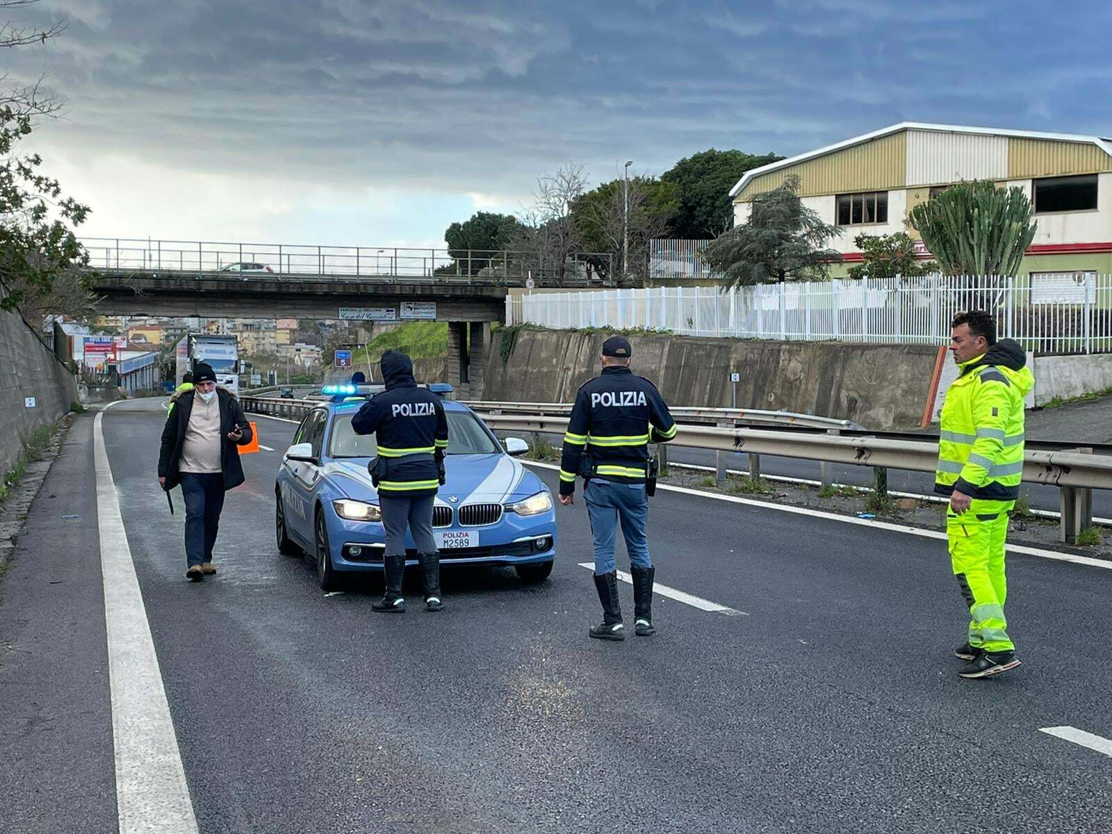 polizia stradale raccordo ravagnese