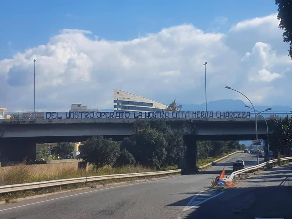 striscione reggina