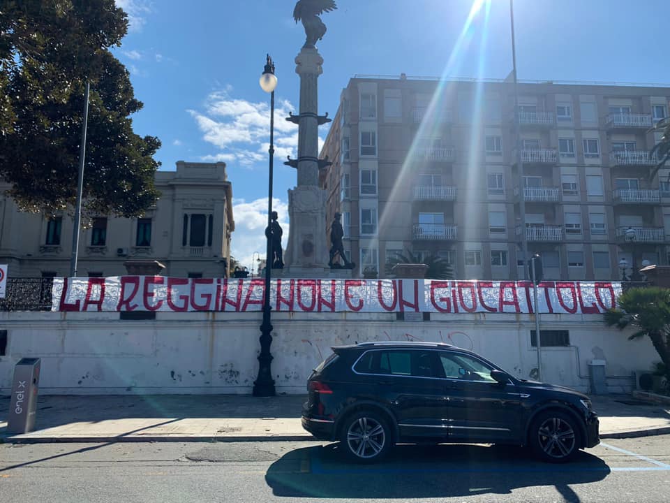 striscione reggina