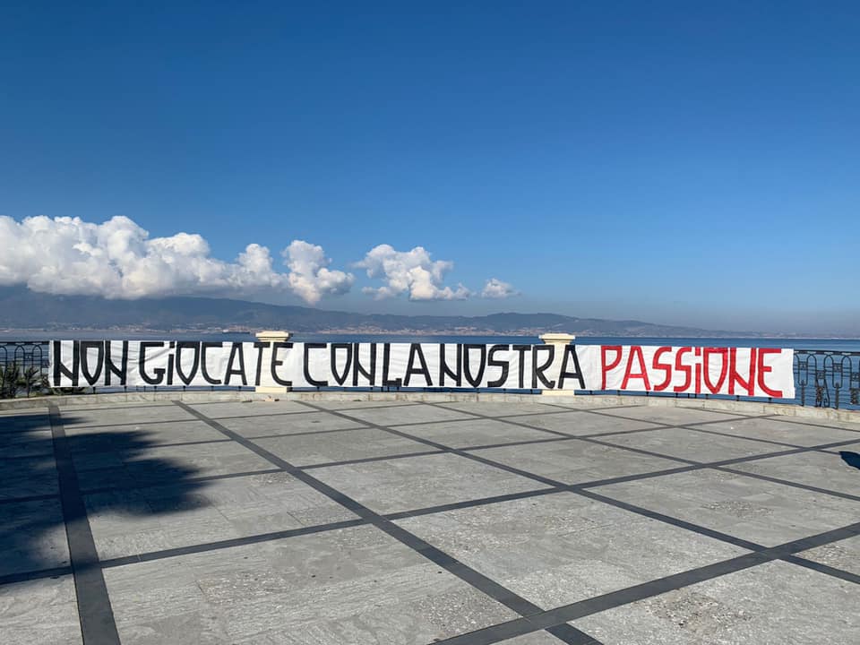 striscione reggina