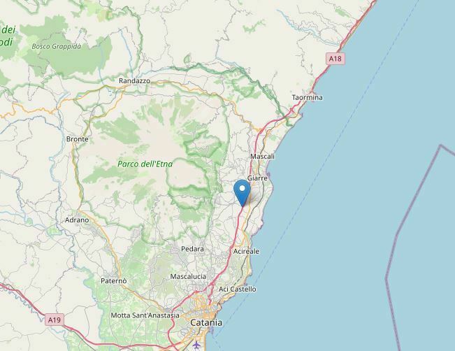 terremoto oggi catania sicilia