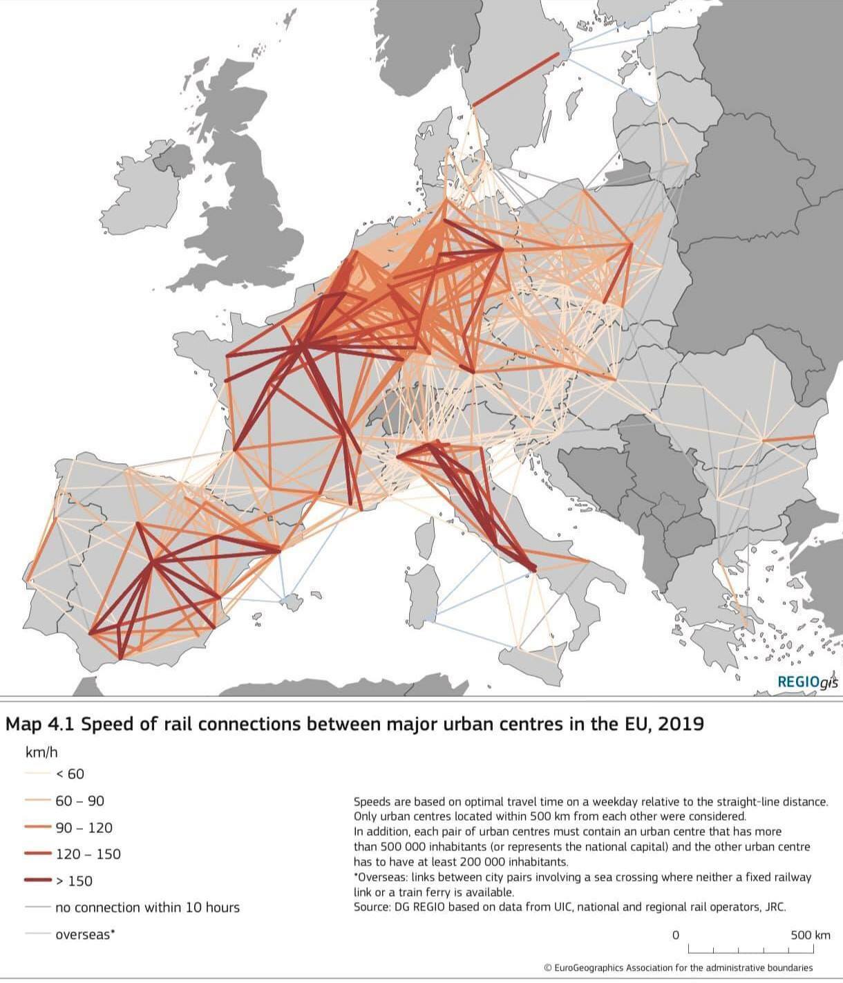 trasporti europa linee ferroviarie