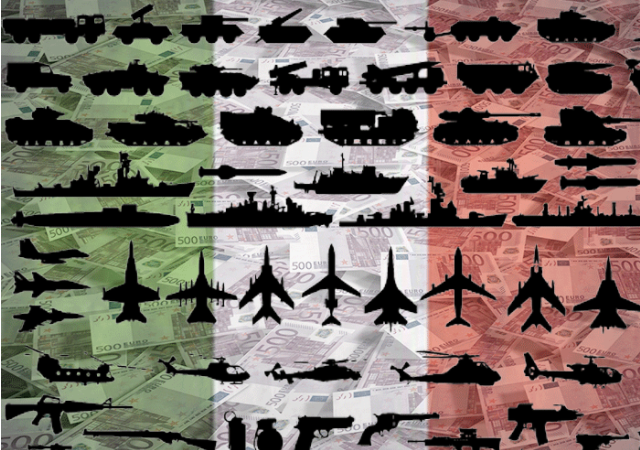 Banner spese militari Italia