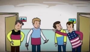 Cartone propaganda russa Guerra in Ucraina