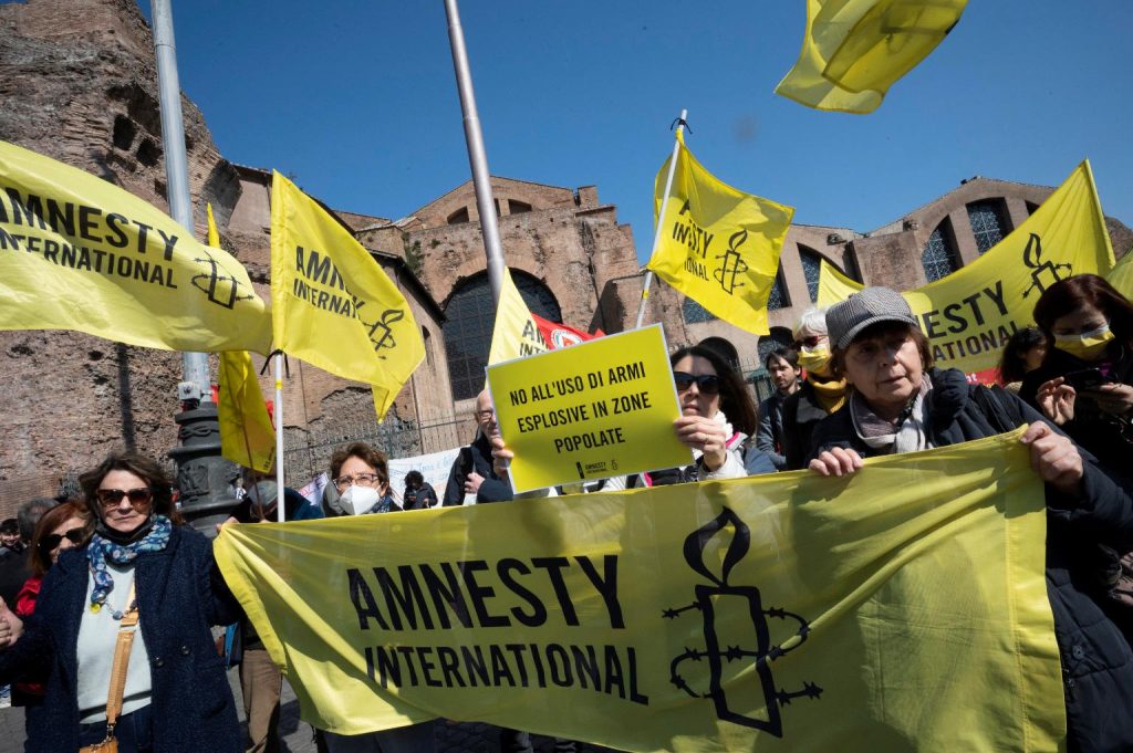 Manifestazione Roma contro guerra in Ucraina