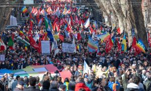Manifestazione Roma contro guerra in Ucraina