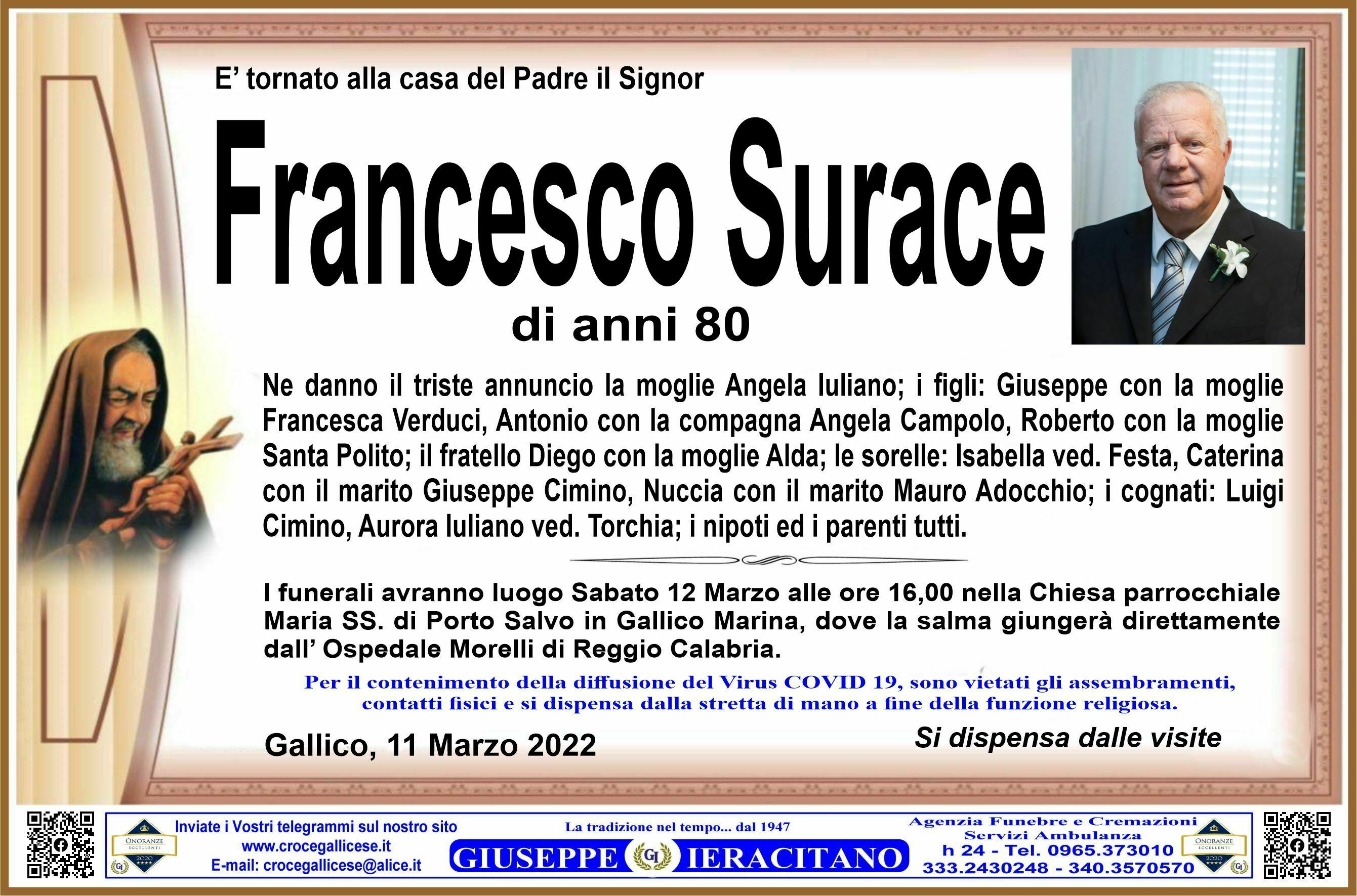 SURACE FRANCESCO