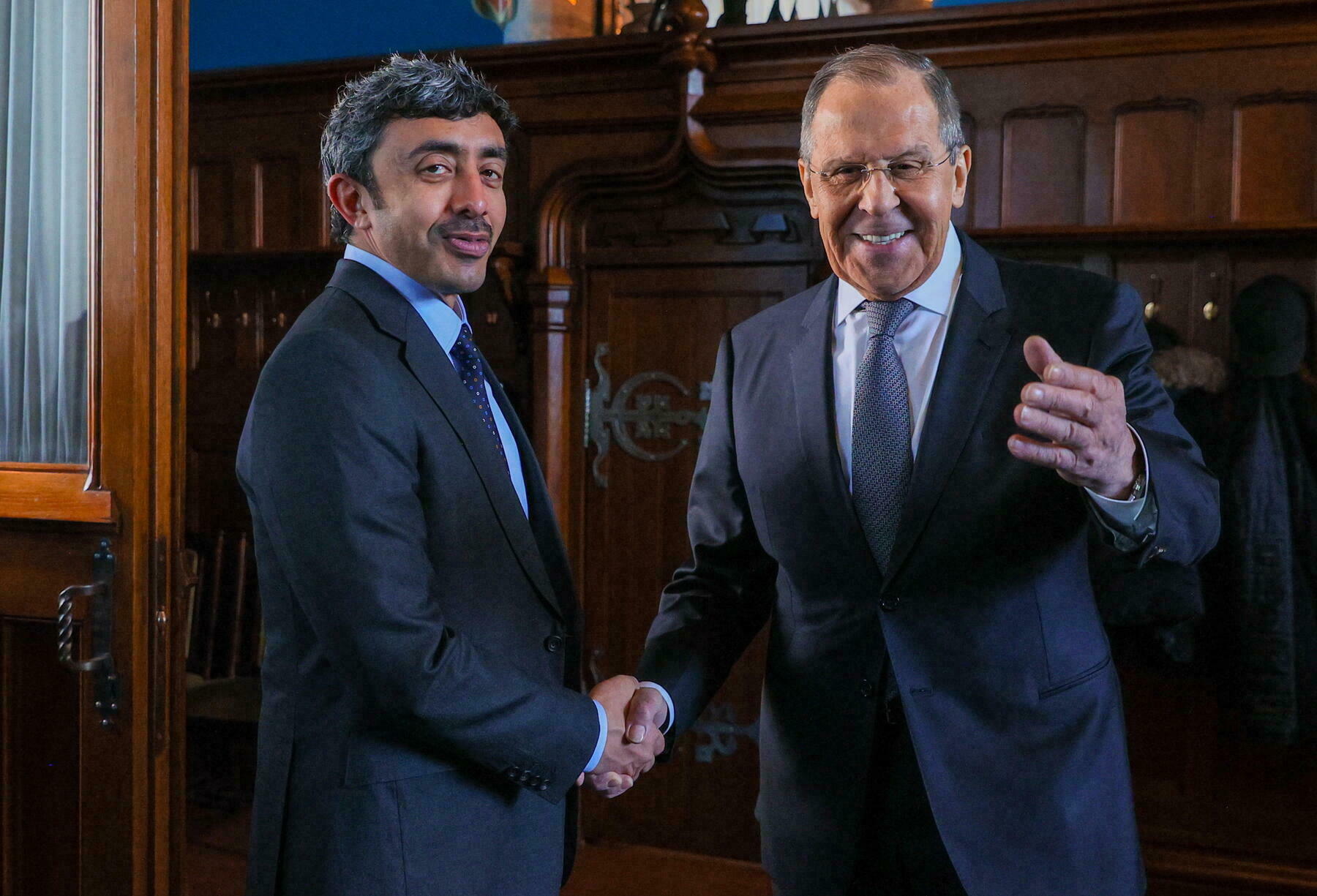 UAE Foreign Minister Sheikh Abdullah bin Zayed Al Nahyan visits Moscow