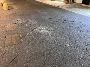 corso garibaldi reggio calabria nuova pavimentazione rotta 10 marzo 2022