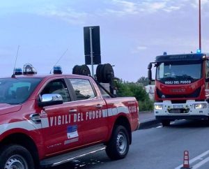 incendio autostrada