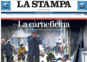 la stampa prima pagina errata