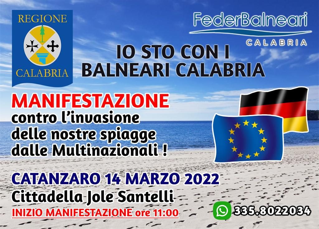 manifestazione FederBalneari Calabria
