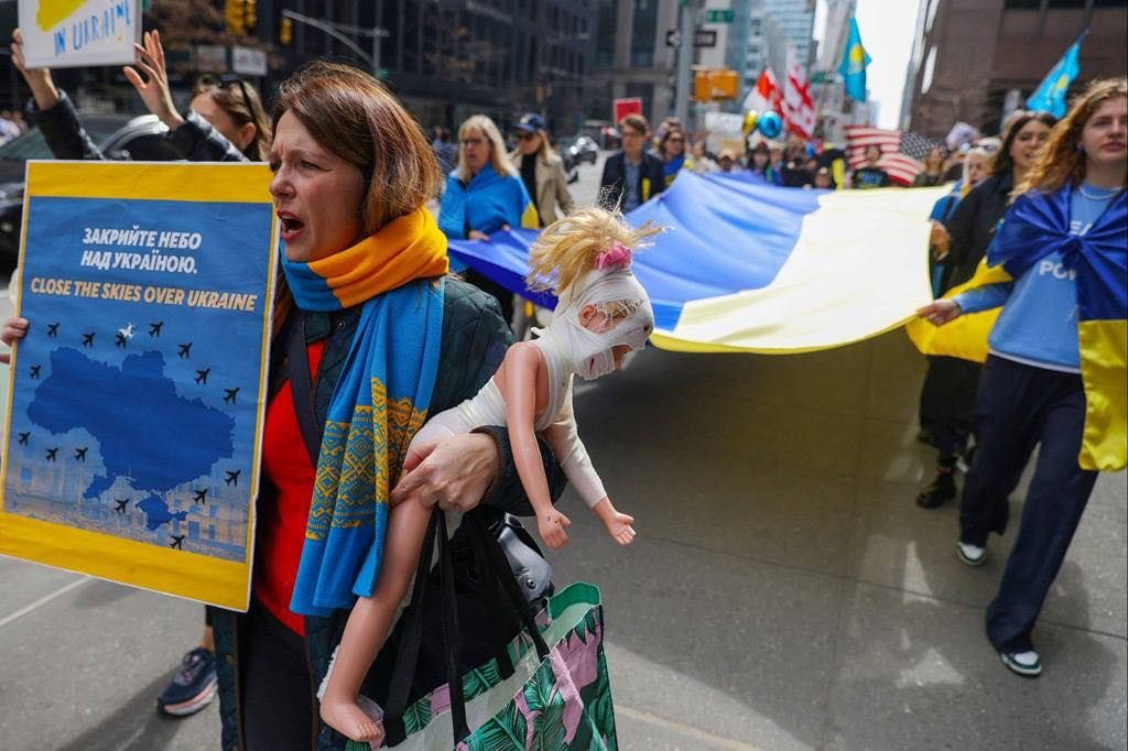 manifestazioni pro ucraina a new york
