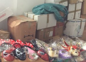 maschere carnevale sequestro