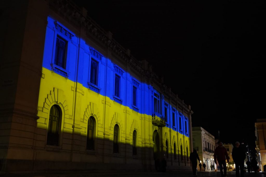 palazzo san giorgio solidarietà ucraina