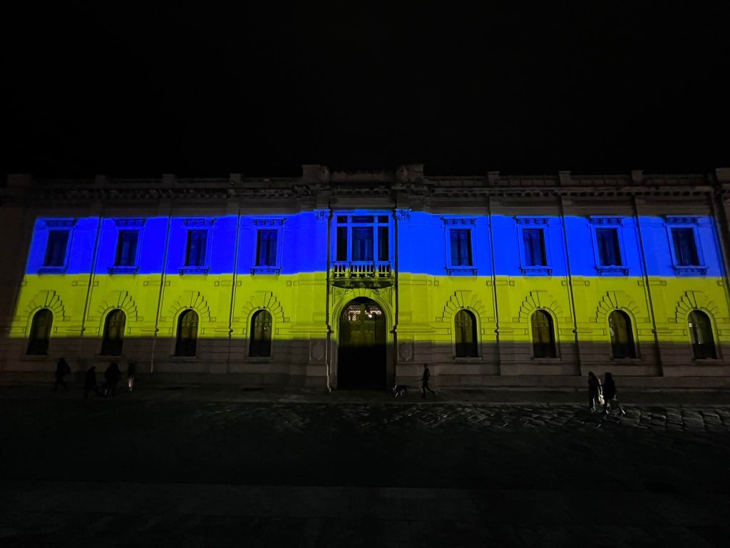 palazzo san giorgio solidarietà ucraina