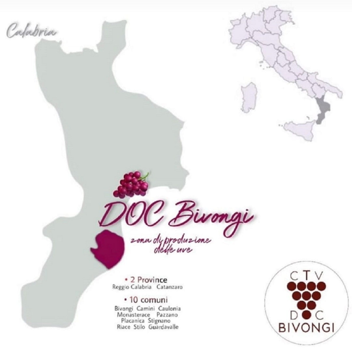 Area Territoriale vino DOC Bivongi