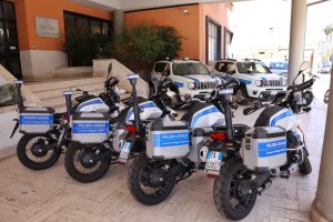 Benedizione mezzi polizia locale e visita dell'arcivescovo