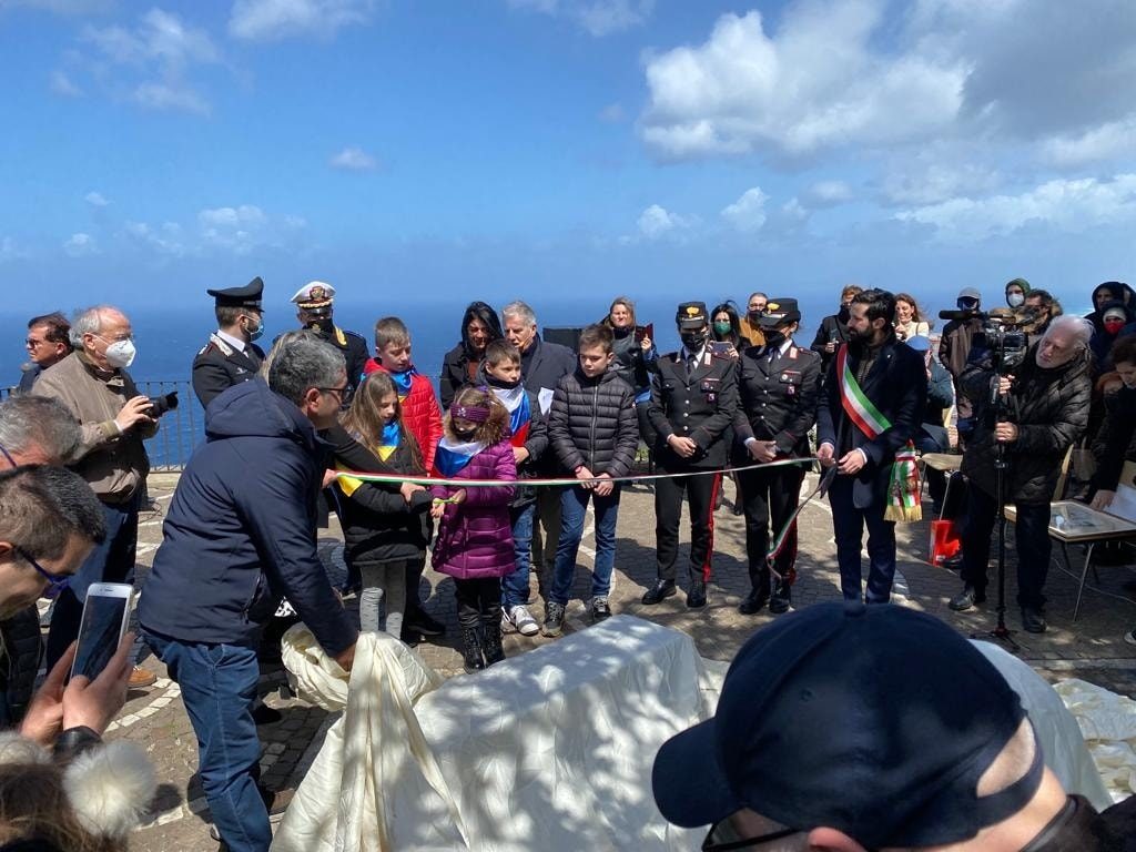 Inaugurazione monumento Cilea e Repaci