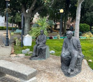 Inaugurazione monumento Cilea e Repaci