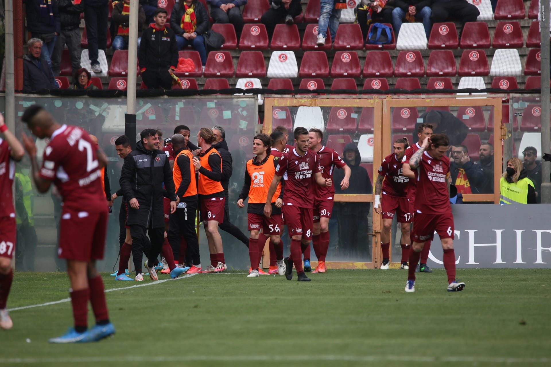 Reggina-Lecce esultanza