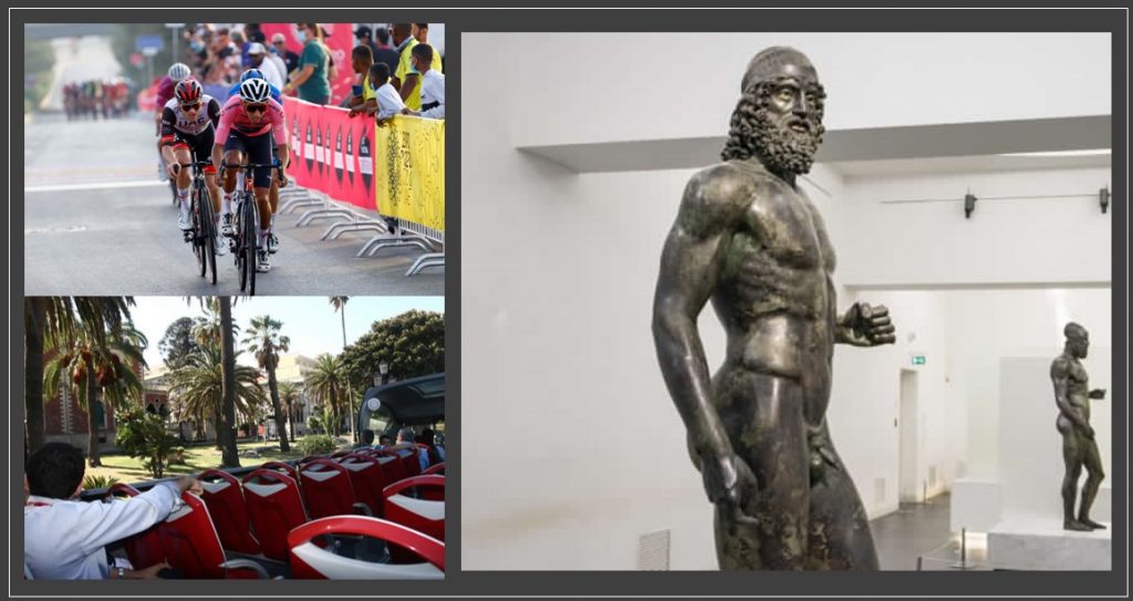 bronzi di riace tour operator giro d'italia