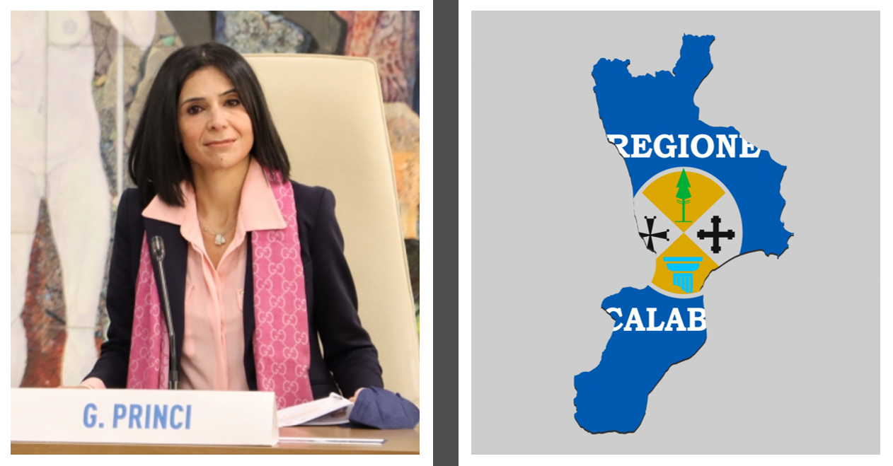 giusi princi logo regione calabria