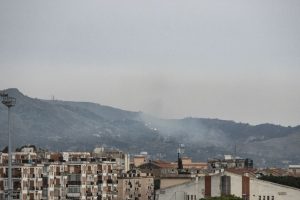 incendio zona sud reggio calabria