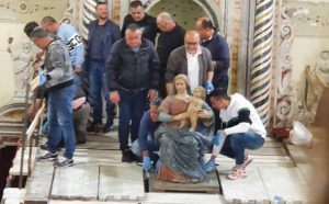 madonna di polsi restauro