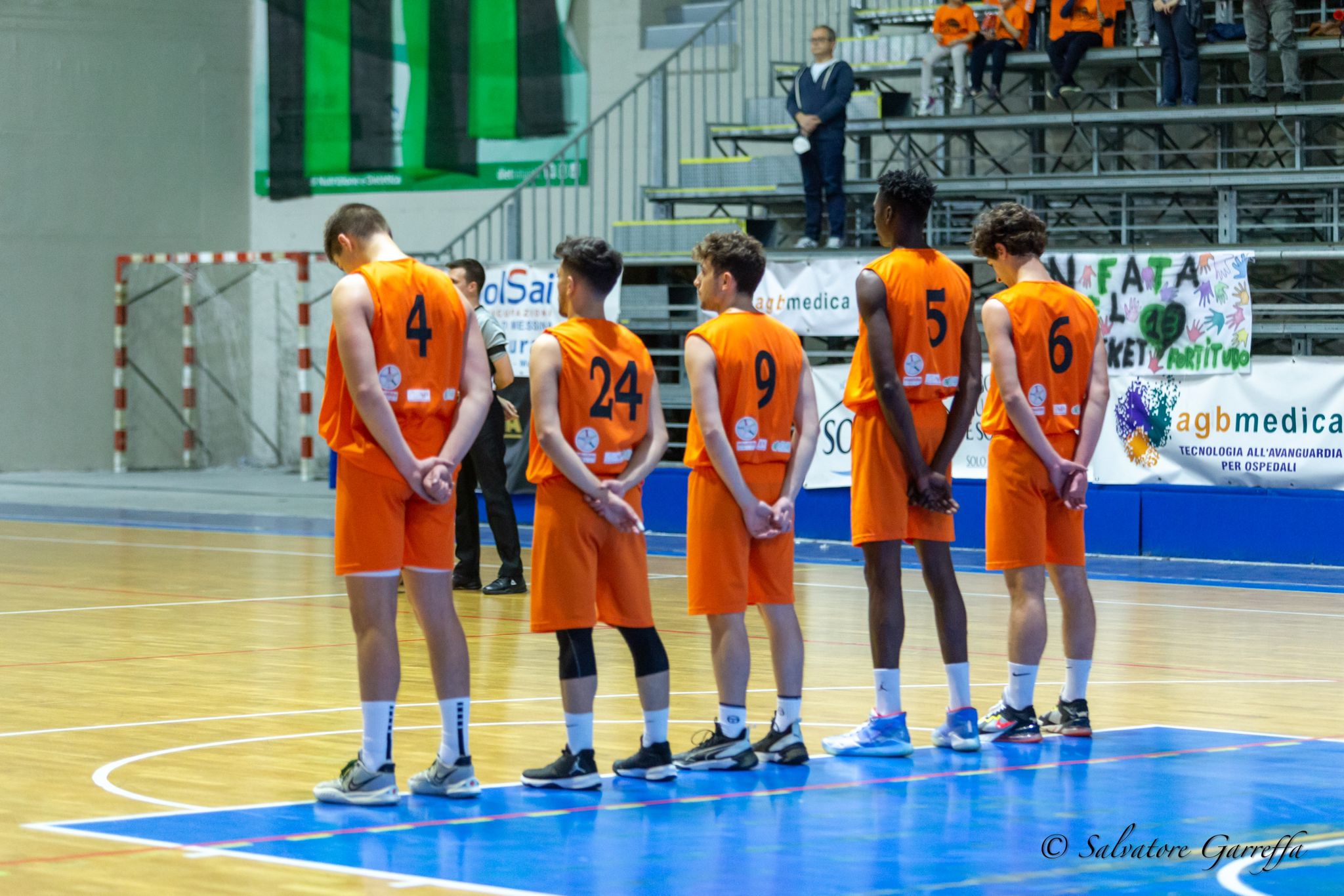 Amatori Basket Messina -minuto di silenzio