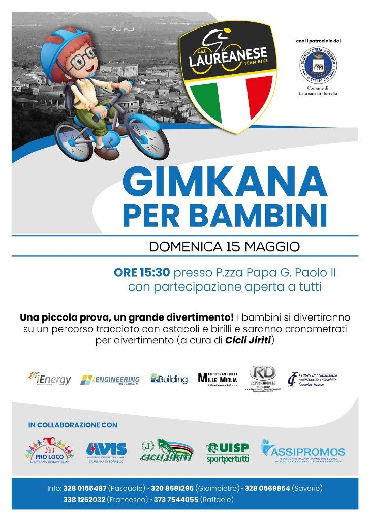 Gimkana per bambini_Domenica 15 maggio