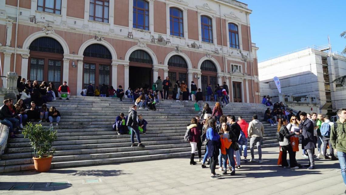 Il cortile dell’Università di Messina