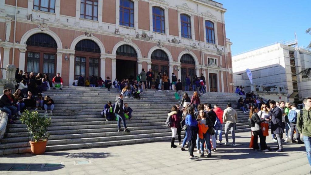 Il cortile dell'Università di Messina