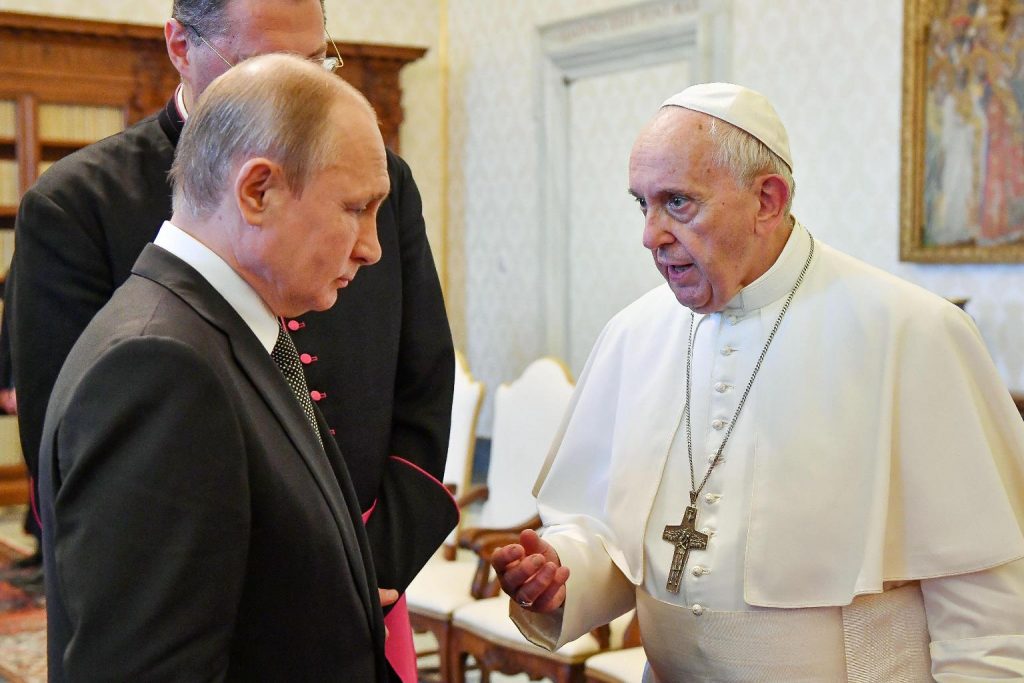 Putin e Papa Francesco