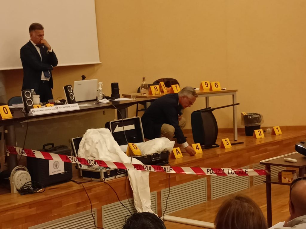 Scena del crimine corso Polizia Locale Reggio Calabria