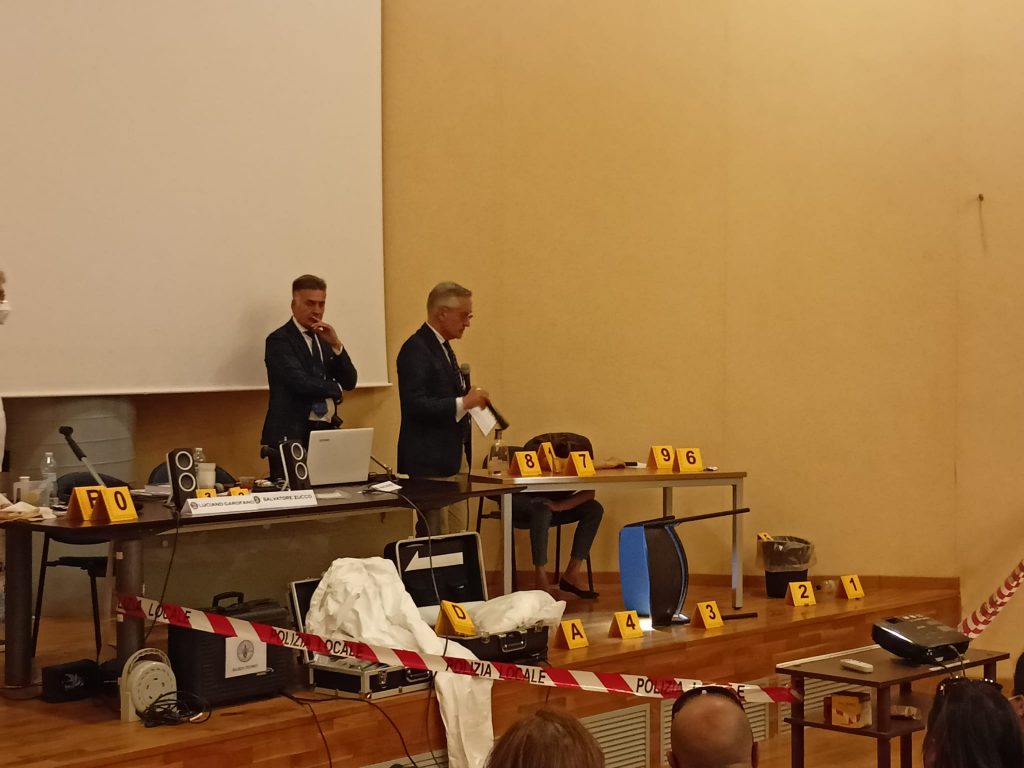 Scena del crimine corso Polizia Locale Reggio Calabria