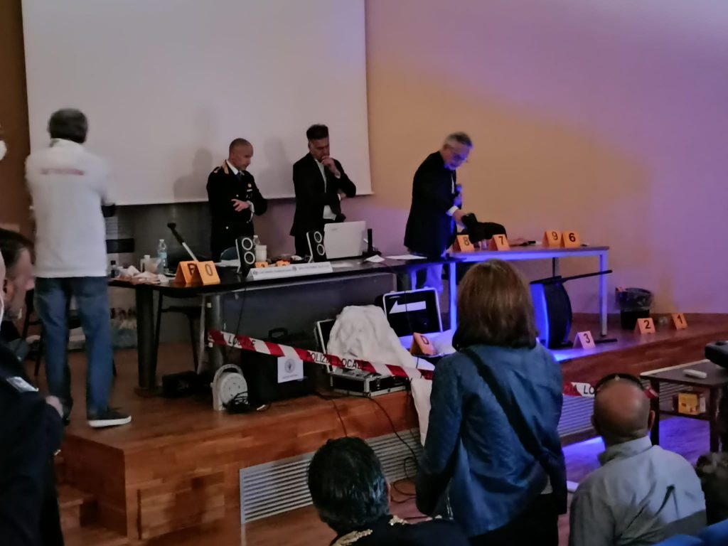Scena del crimine corso Polizia Locale Reggio Calabria
