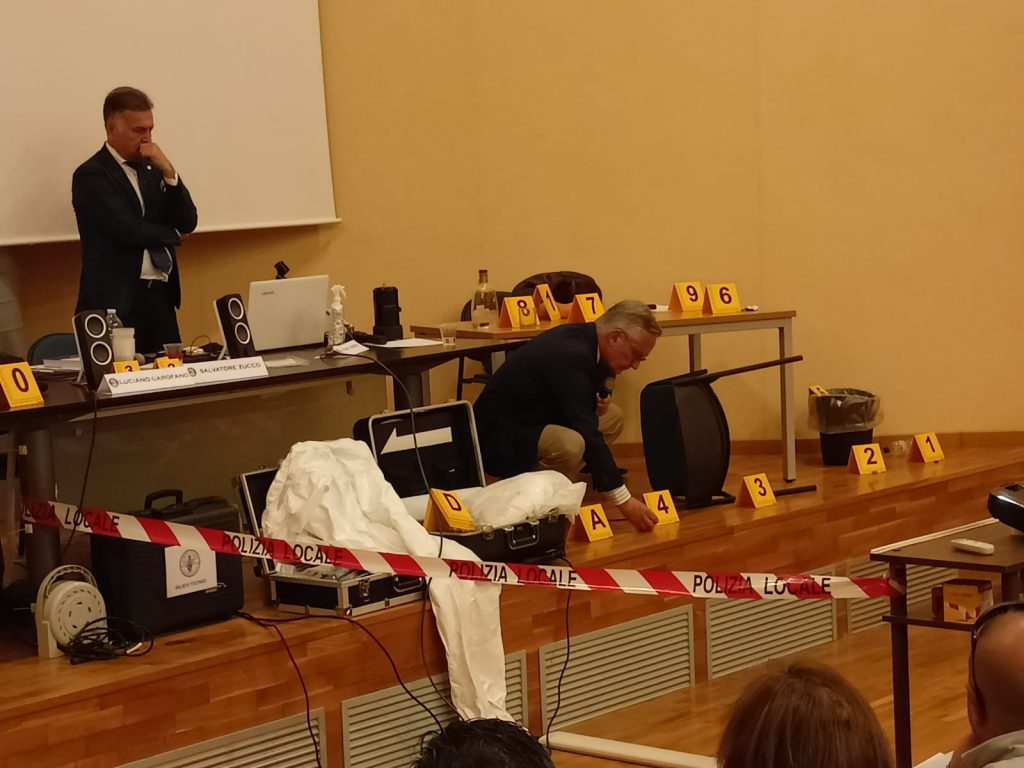 Scena del crimine corso Polizia Locale Reggio Calabria