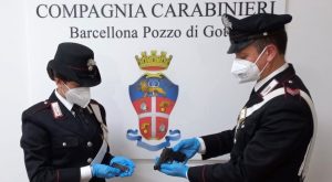 Sequestro arma clandestina Carabinieri Barcellona
