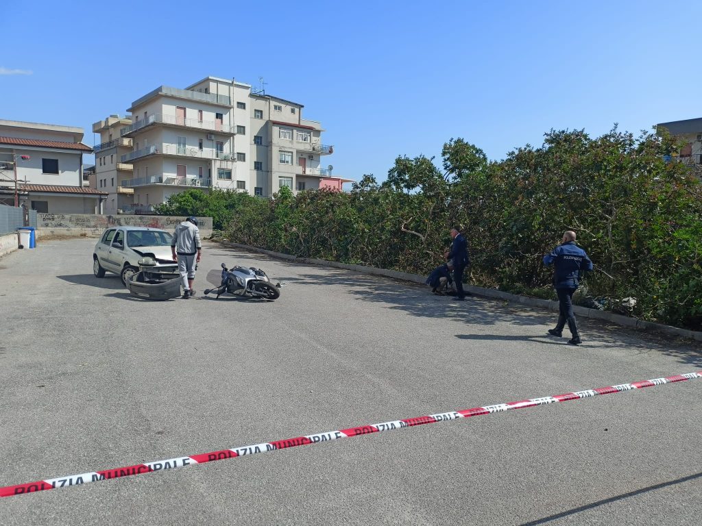 Simulazione incidente corso Polizia Locale Reggio Calabria