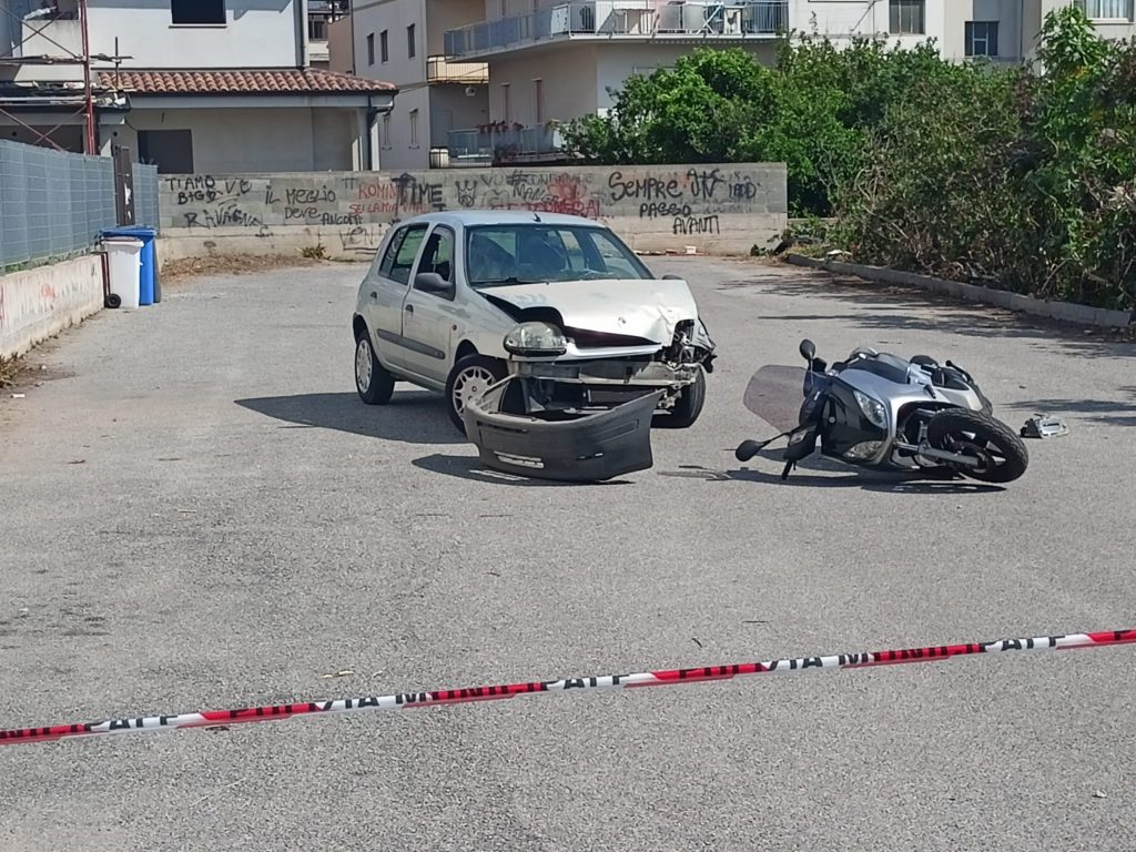 Simulazione incidente corso Polizia Locale Reggio Calabria