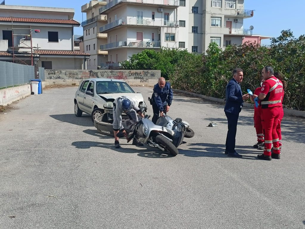 Simulazione incidente corso Polizia Locale Reggio Calabria