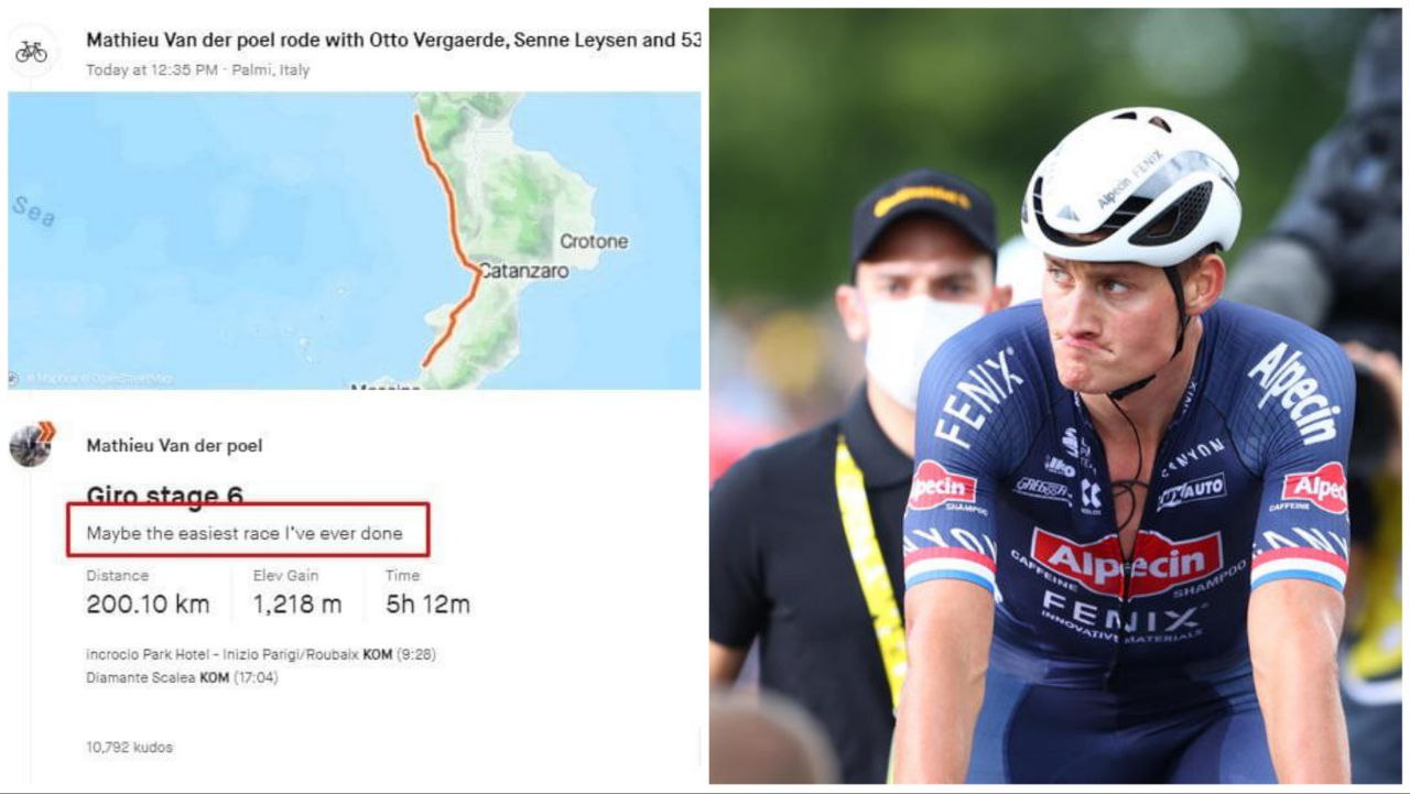 Van der Poel Palmi la tappa più facile che ho corso