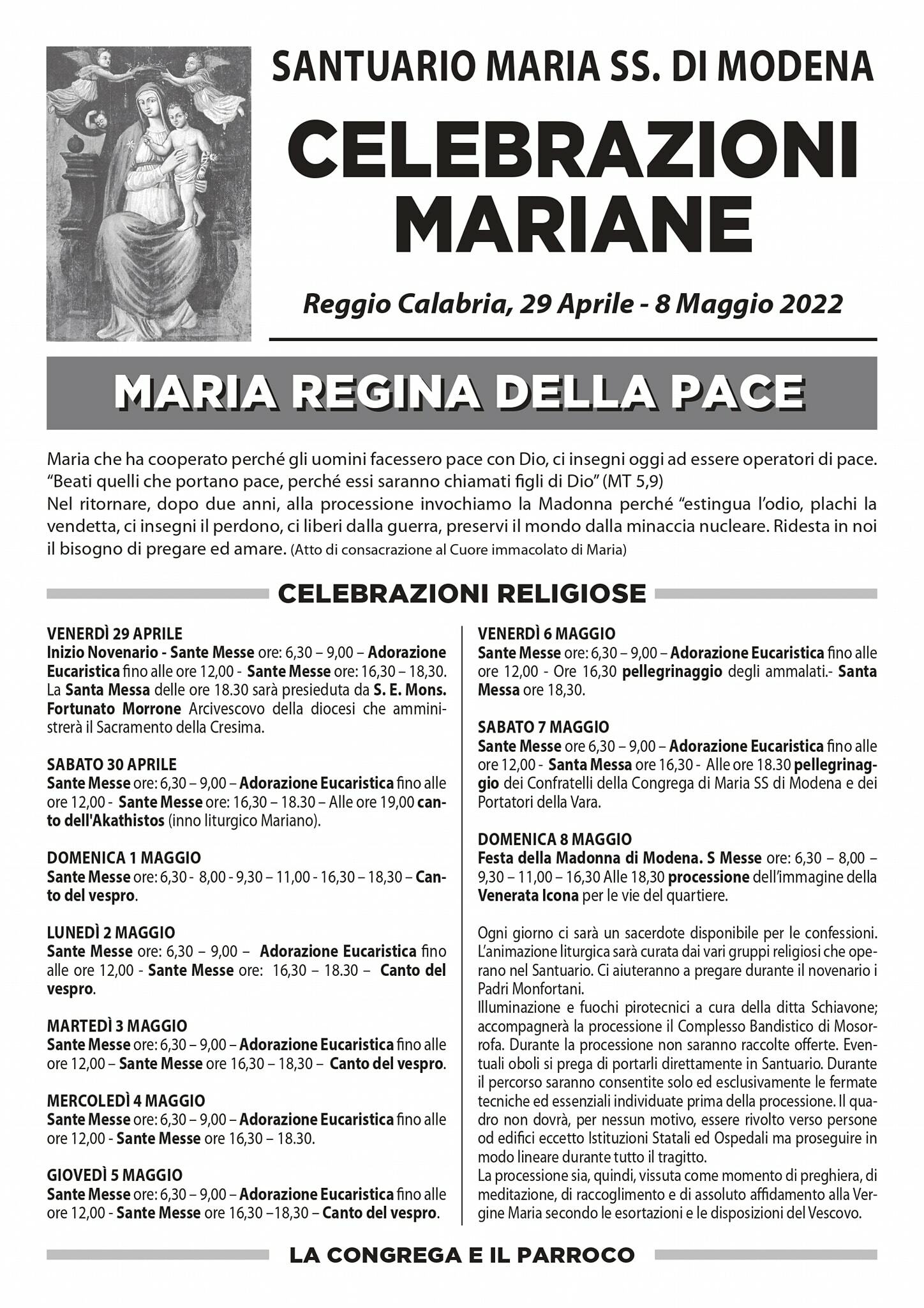 celebrazioni festa modena